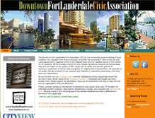 Tablet Screenshot of downtownfortlauderdalecivicassociation.org